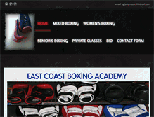 Tablet Screenshot of eastcoastboxingacademy.com